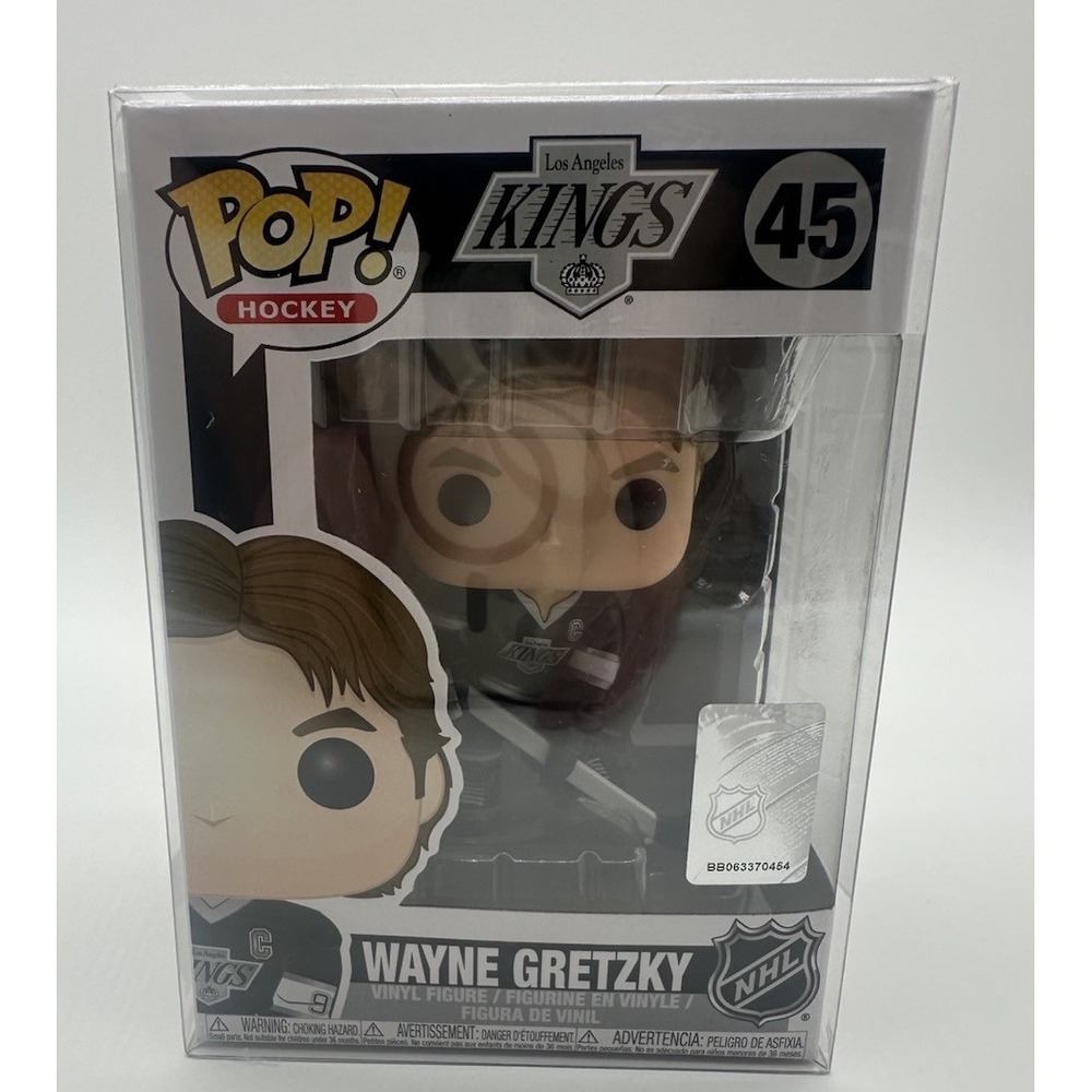 FUNKO POP! WAYNE GRETZKY #45, LOS ANGELES KINGS, HOME JERSEY, NHL HOCKEY W/CASE